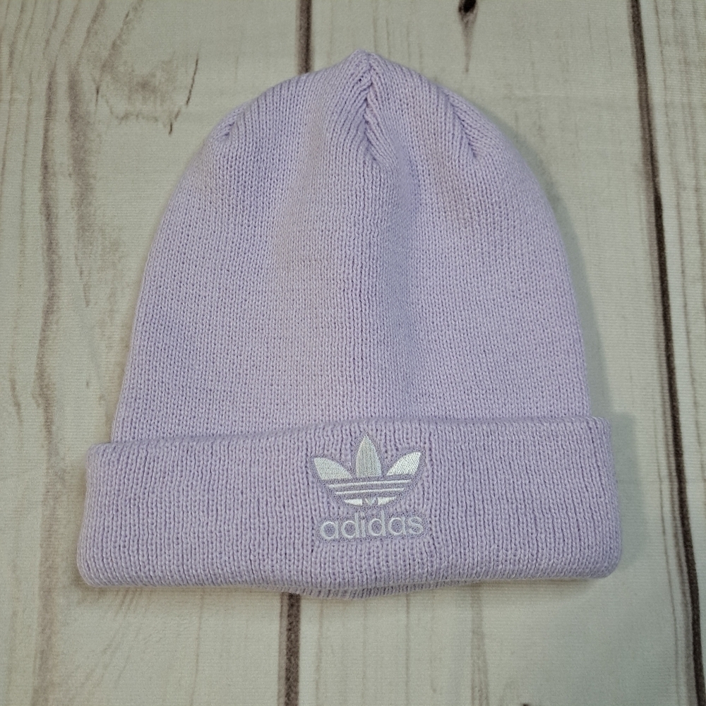 Adidas Lavender Beanie Hat Cap